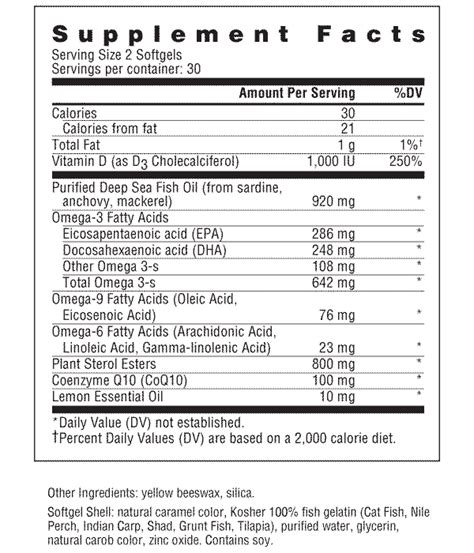 omega xl nutrition label|omega xl dosage per day.